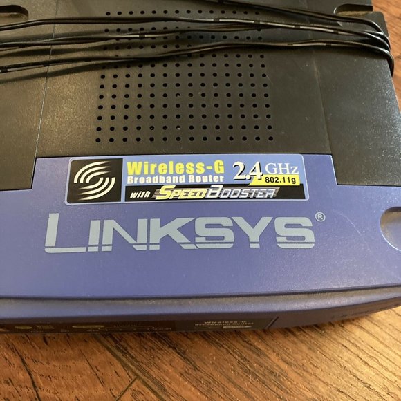 LINKSYS Wireless-G BROADBAND ROUTER with Speed Booster WRT54GS 2.4 GHz - Picture 2 of 7